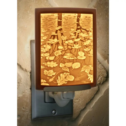Still Reflections Porcelain Lithophane Night Light