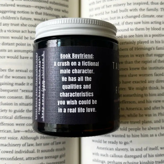 Tall, Dark & Fictional Bookish Candle