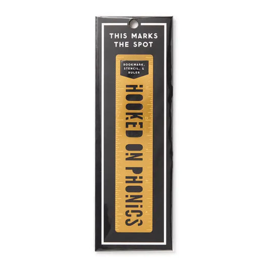 Hooked On Phonics Metal Bookmark Stencil