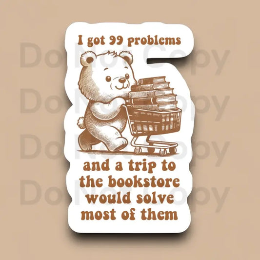Trip To the Bookstore Sticker