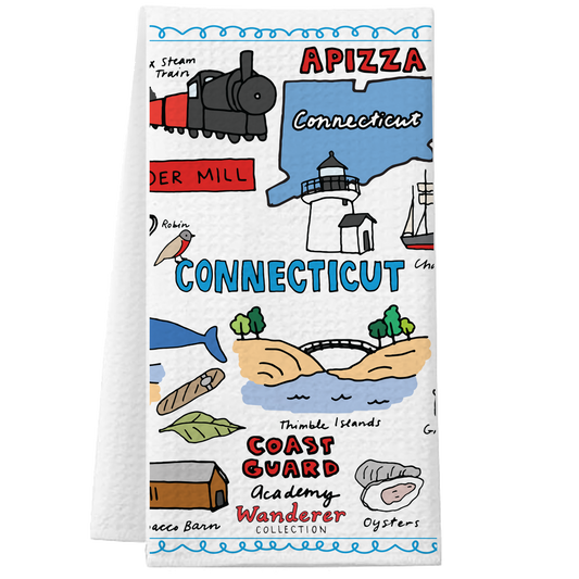 Connecticut Wanderer Dish Towel