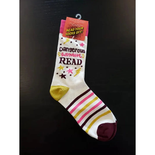 Dangerous Women Read Socks