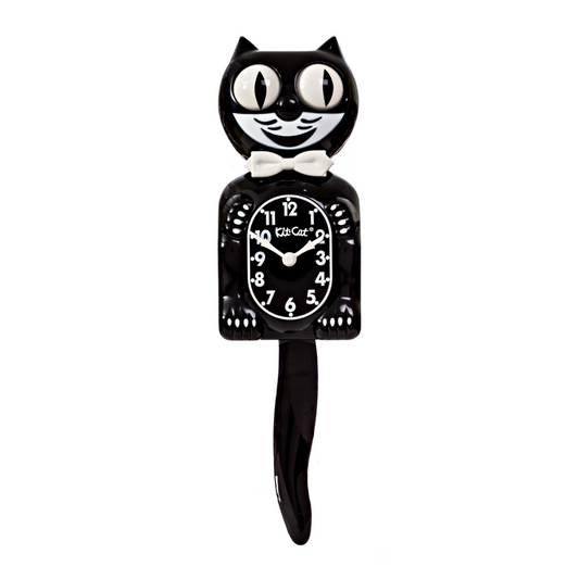 Classic Black Kit Cat Klock