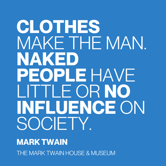 Twain Quote Magnet "Clothes"