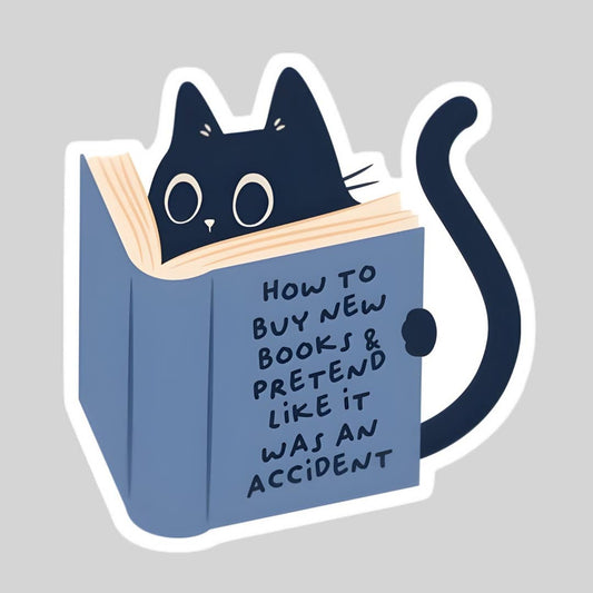 How to Buy New Books Sticker