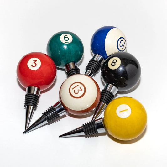 Vintage Billiard Ball Bottle Stopper