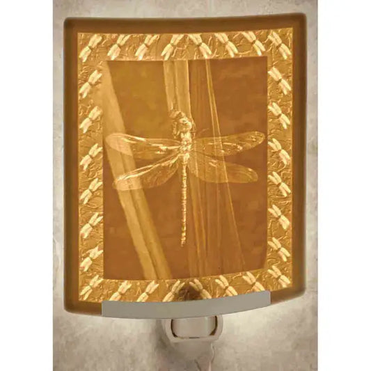 Dragonfly Porcelain Lithophane Night Light