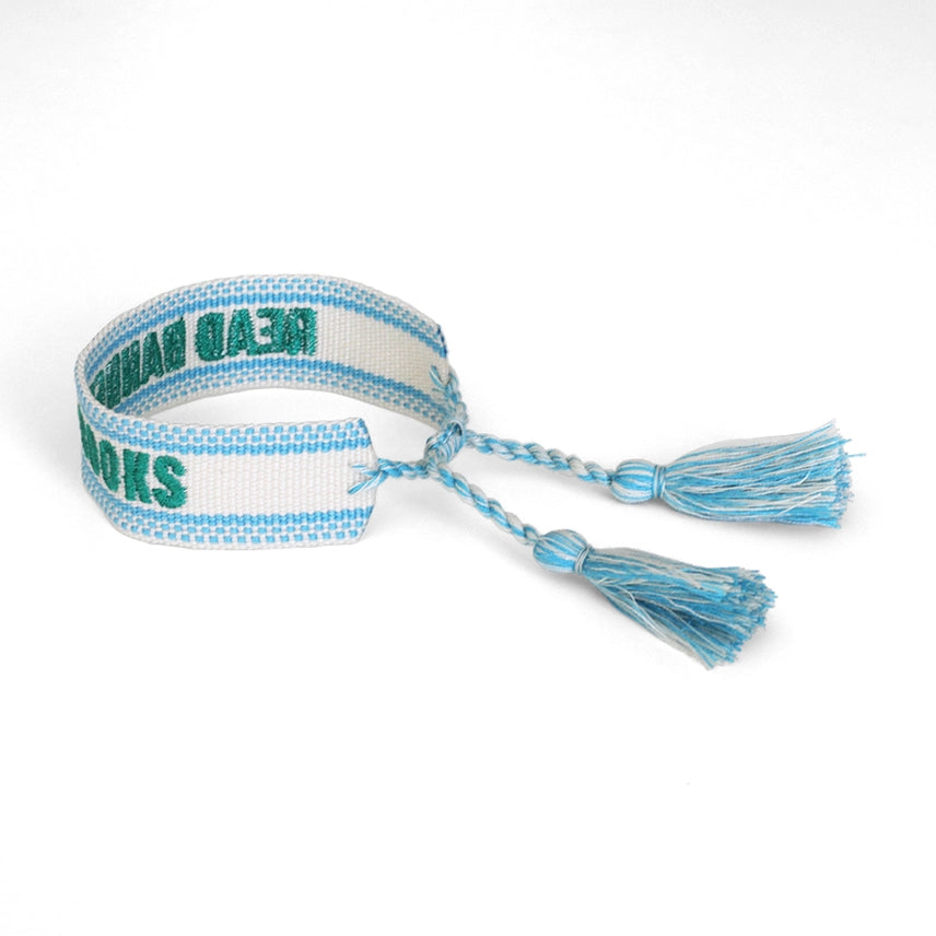 Read Banned Books Embroidered Bracelets