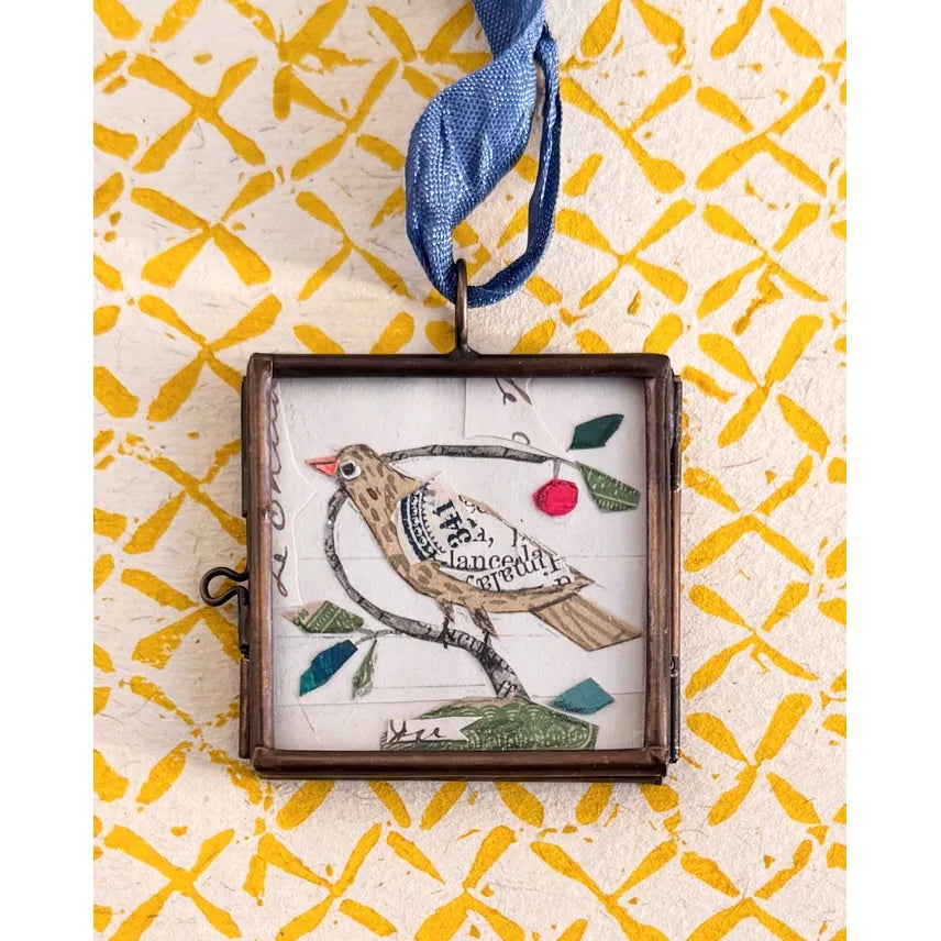 Cerise Folk Keepsake - Handmade Decor