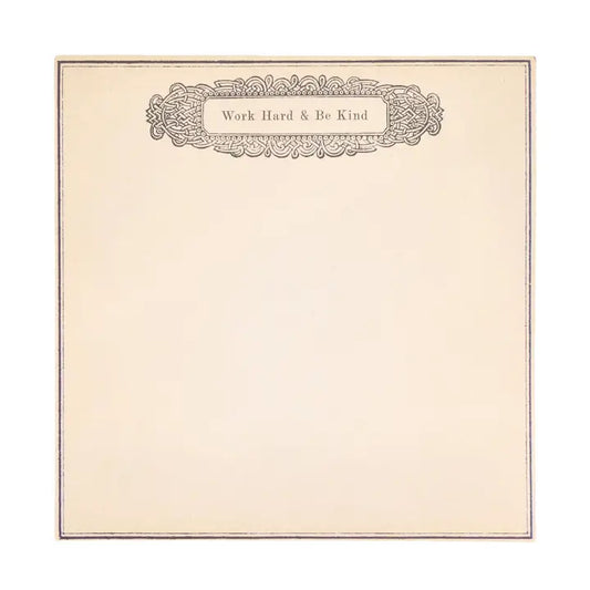 Work Hard & Be Kind Small Notepad