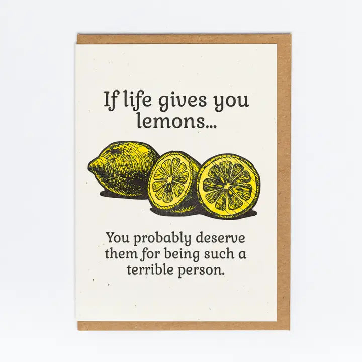 Lemons Greeting Card