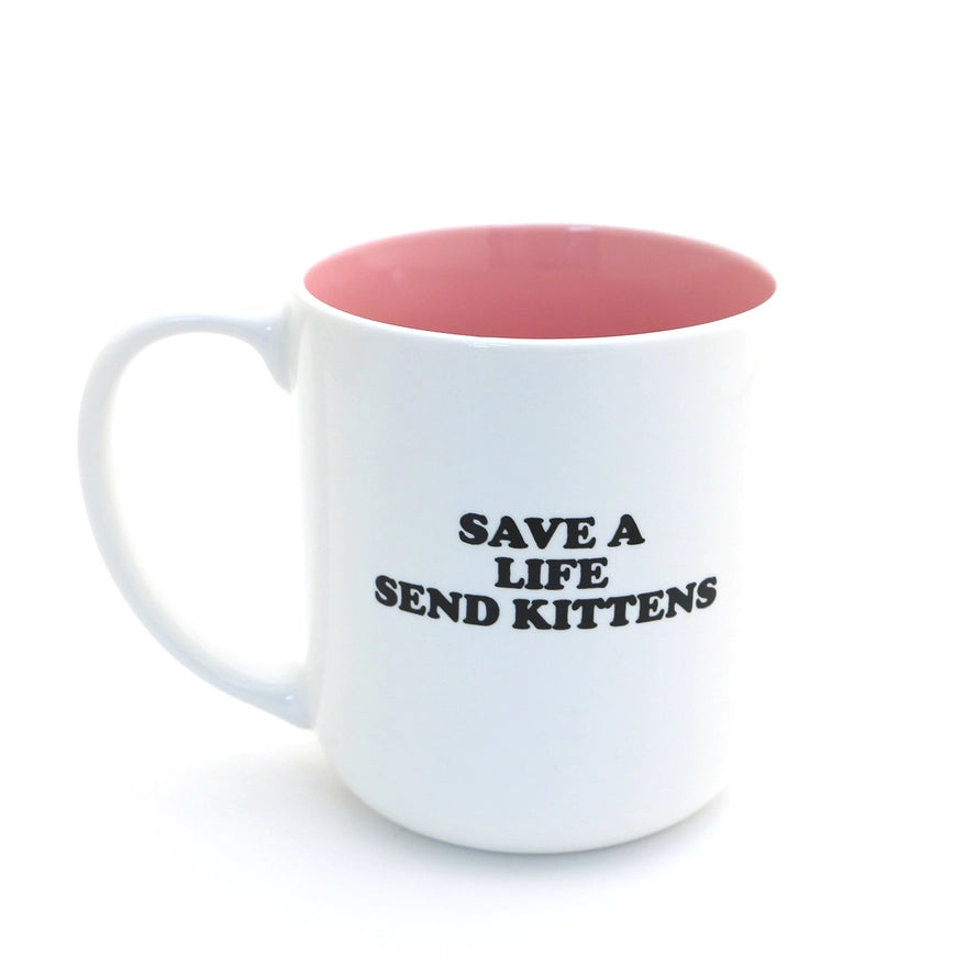 Cats Make Me Feel Less Murdery Mug