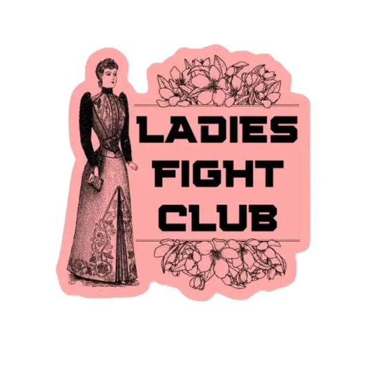 Ladies Fight Club Vinyl Sticker