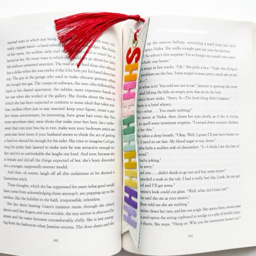 Shh… Bookmark Rainbow Pastel