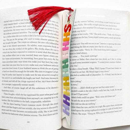 Shh… Bookmark Rainbow Pastel