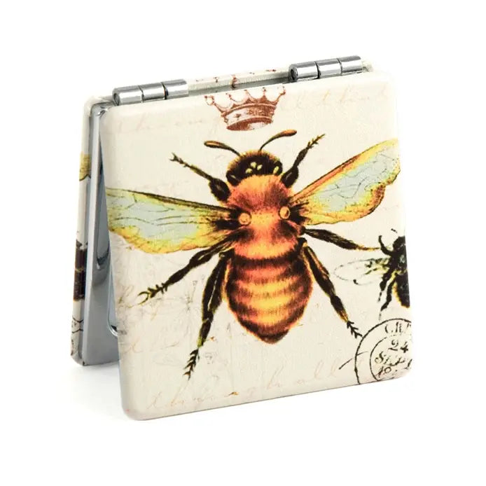 Vintage Bumble Bee Travel Mirror