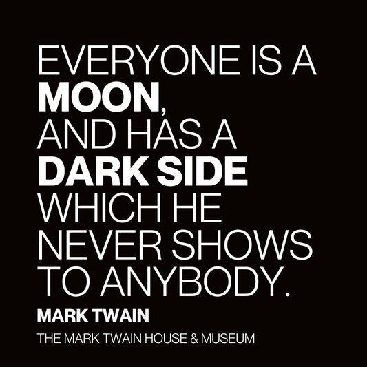 Twain Quote Magnet "Moon"