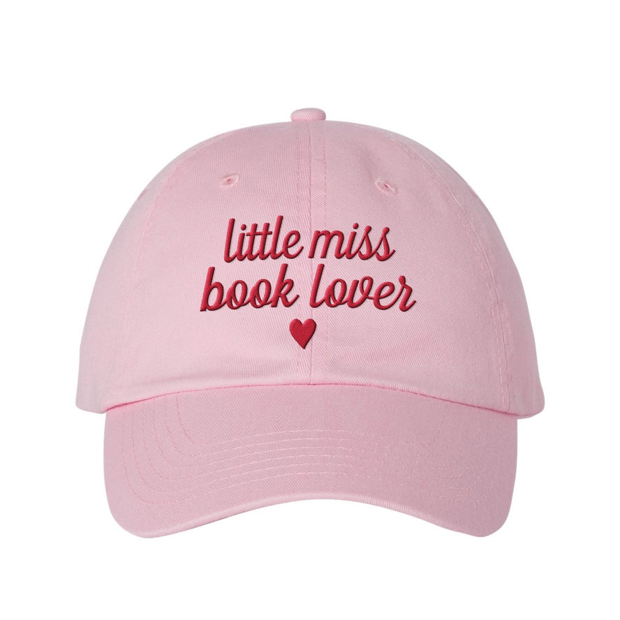 Little Miss Book Lover Embroidered Hat