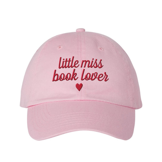 Little Miss Book Lover Embroidered Hat