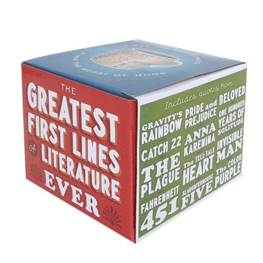 First Lines of Literature Mug