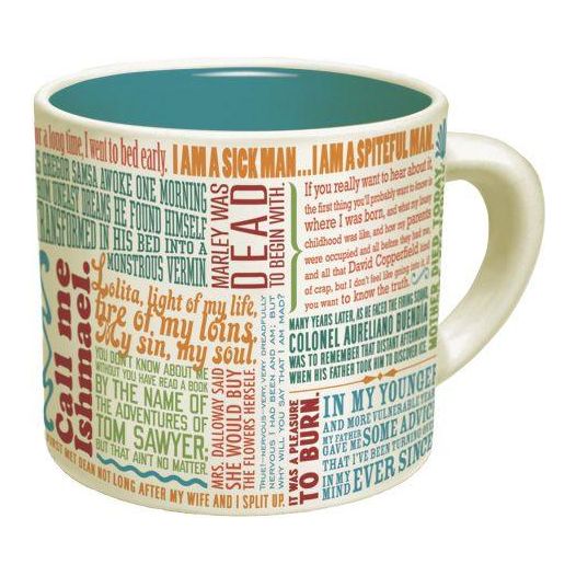 First Lines of Literature Mug