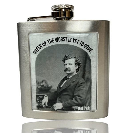 Mark Twain Flask