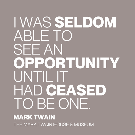 Twain Quote Magnet "Opportunity"