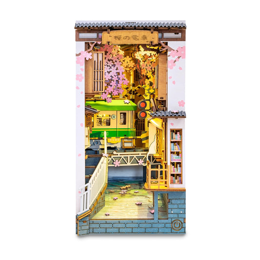 Sakura Densya Book Nook Miniature Kit