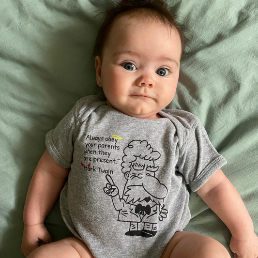 "Always obey your parents..." Onesie