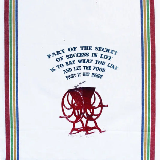 "Eat What You Like" Quote Tea Towel
