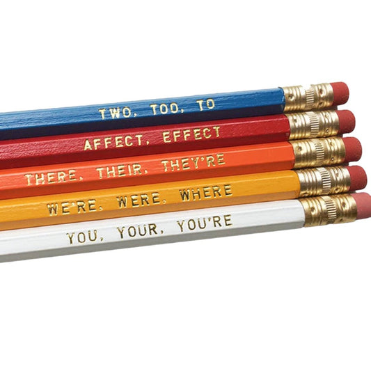 Colorful Grammar Pencils